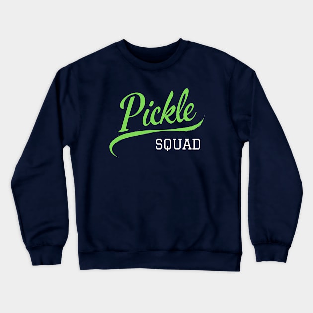 Pickle Squad - Funny Vegetarian Veg Vegan Crewneck Sweatshirt by Printorzo